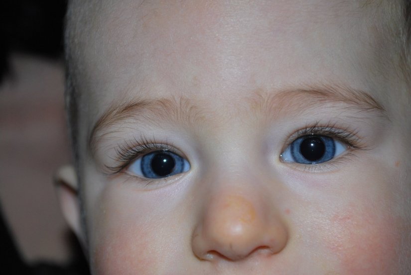 Les yeux bleus de mon fils