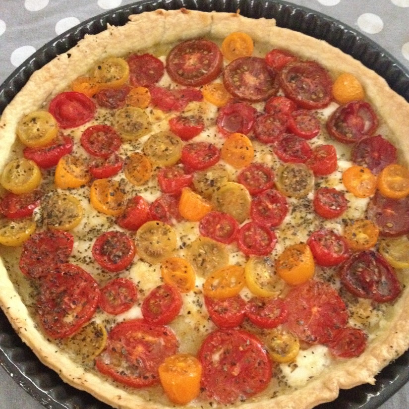 Tarte tomates cerises mozarella