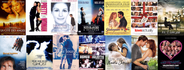 sélection films Saint Valentin