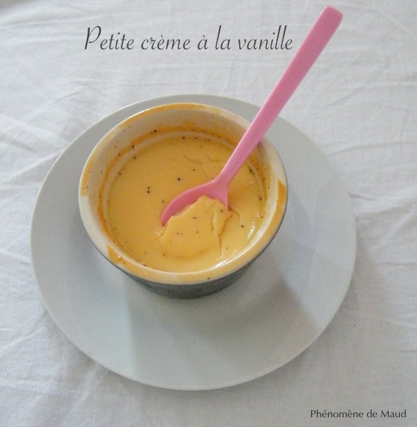 crème à la vanille