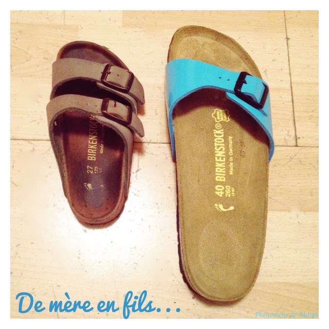 birkensotck femme et enfant