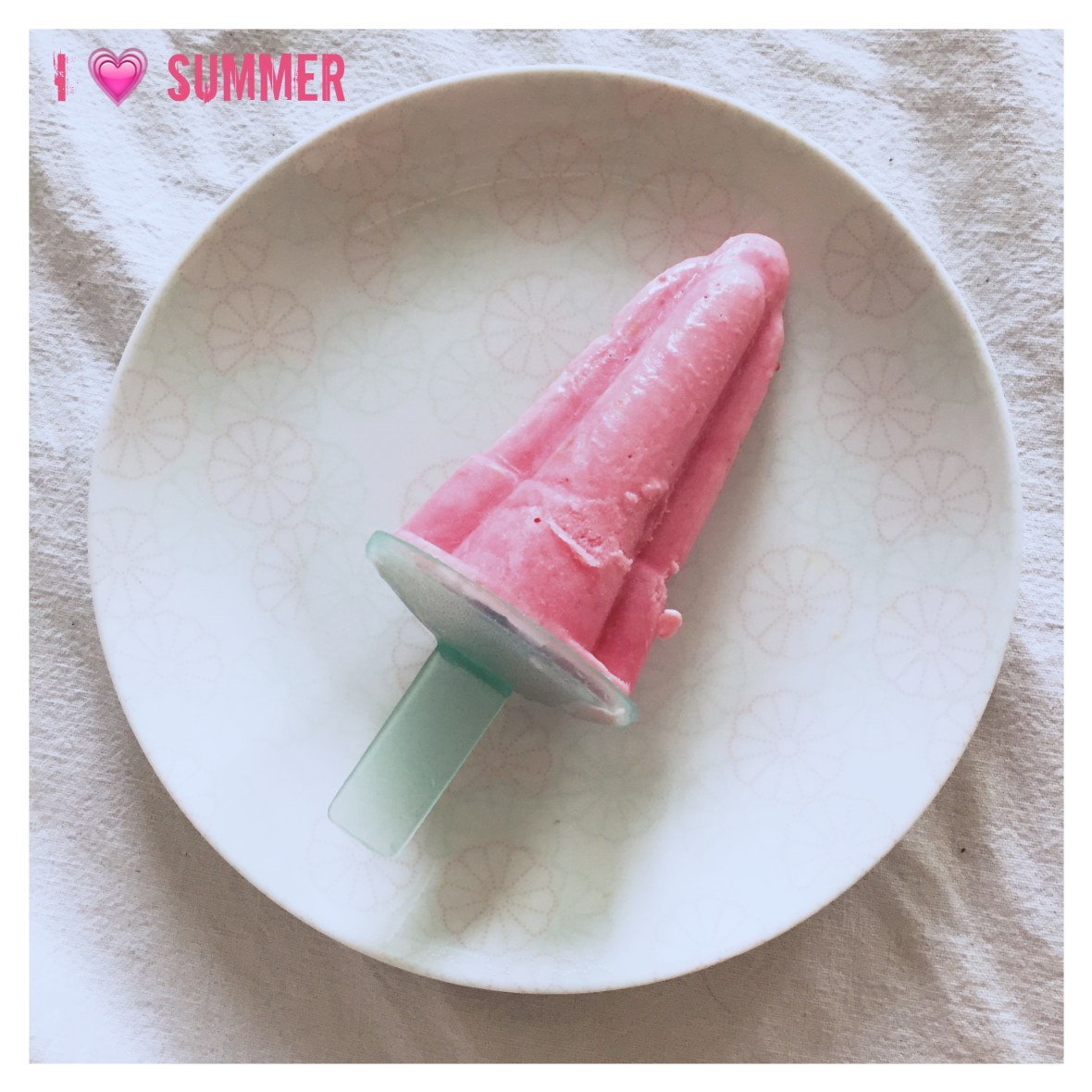 glace maison framboises