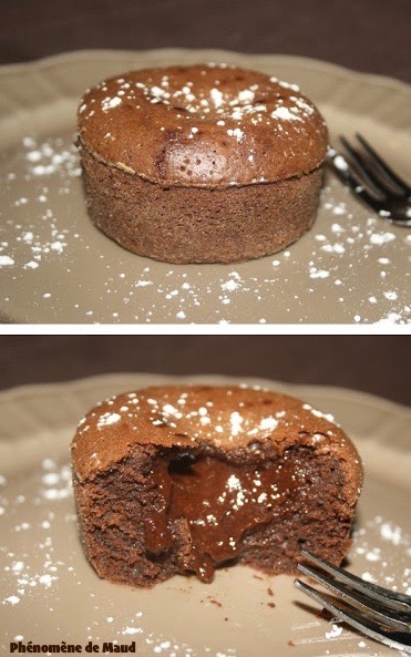 coeurs coulants au chocolat