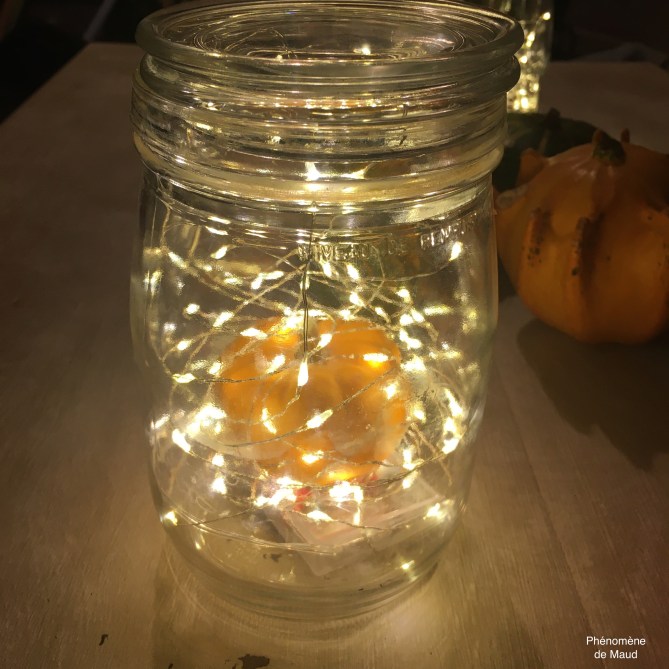pot en verre guirlande led phenomene de maud