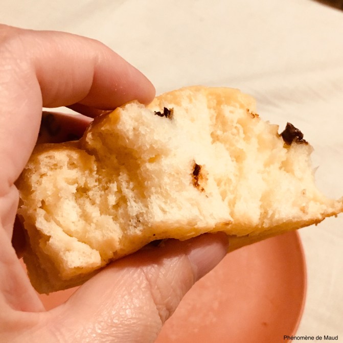 rolls au chocolat très moelleux