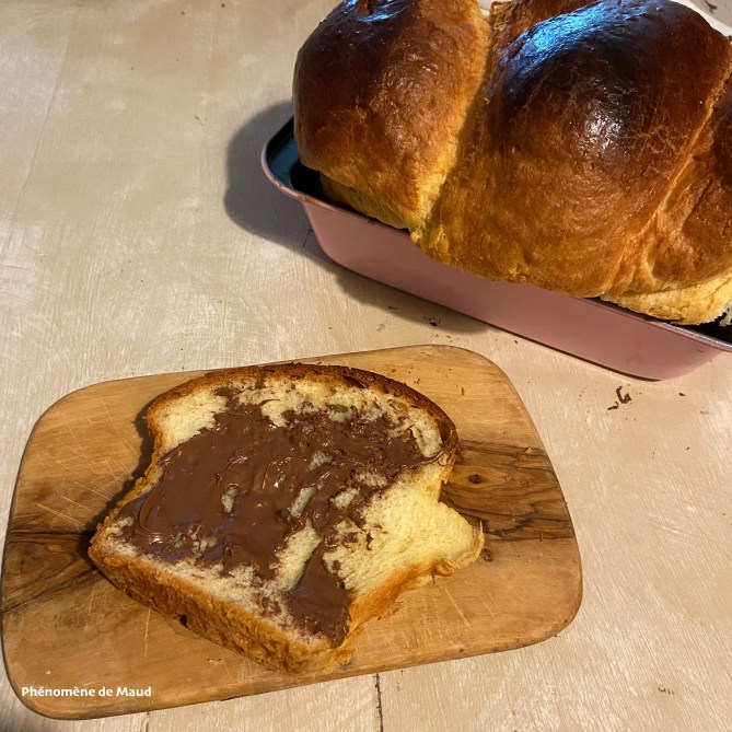 brioche maison et pâte à tartiner