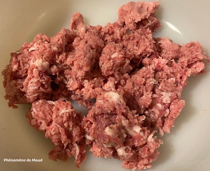 viande hachée de porc