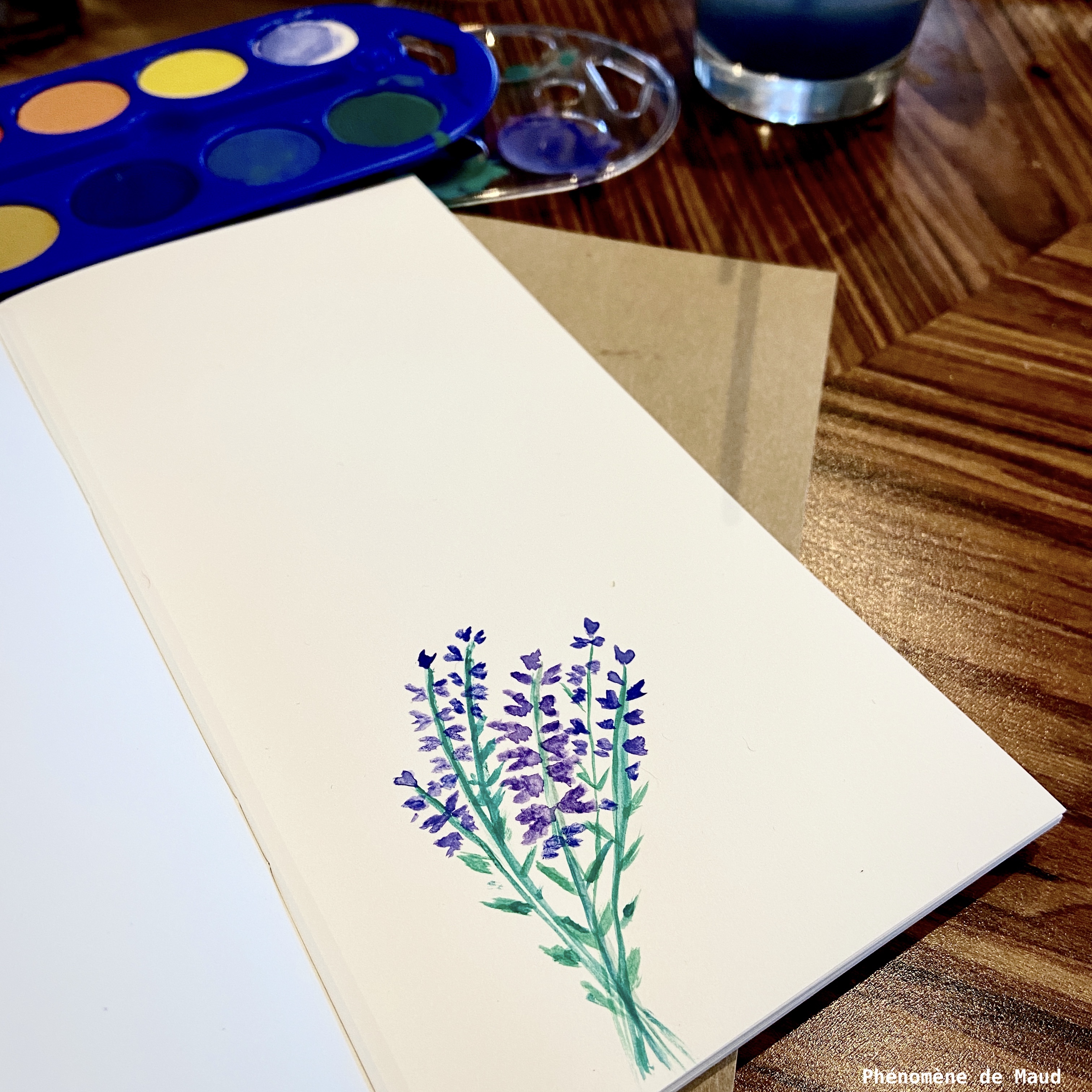 lavande aquarelle