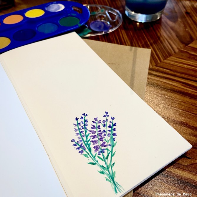 lavande aquarelle