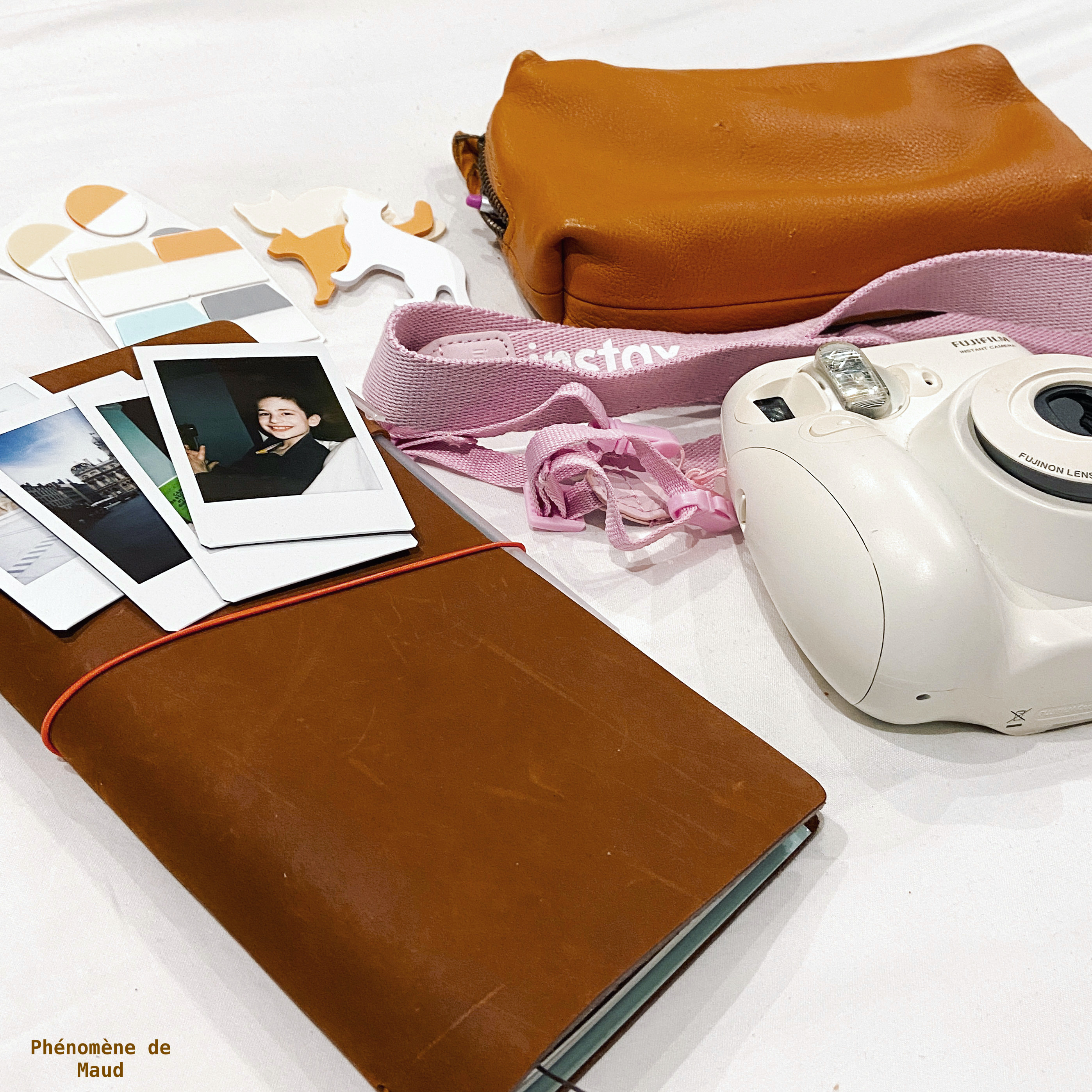 traveler's note book appareil instax mini